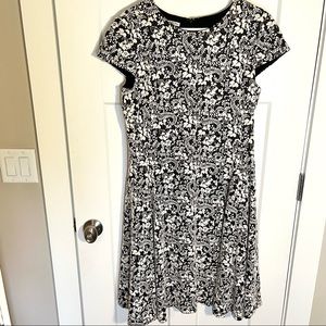 Maggy London knit jersey print floral dress, worn once, perfect condition